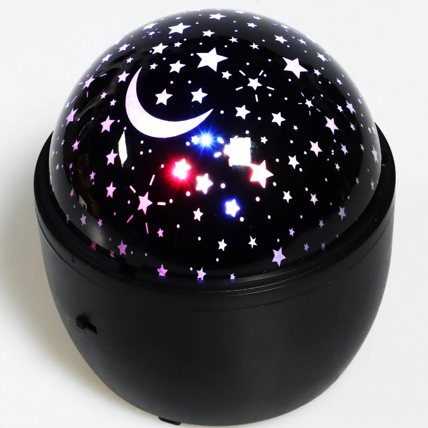 (2 Pack) Ez-Illuminations Indoor Battery Operated Multicolor LED Galaxy Table Top Projector Lamp with Timer