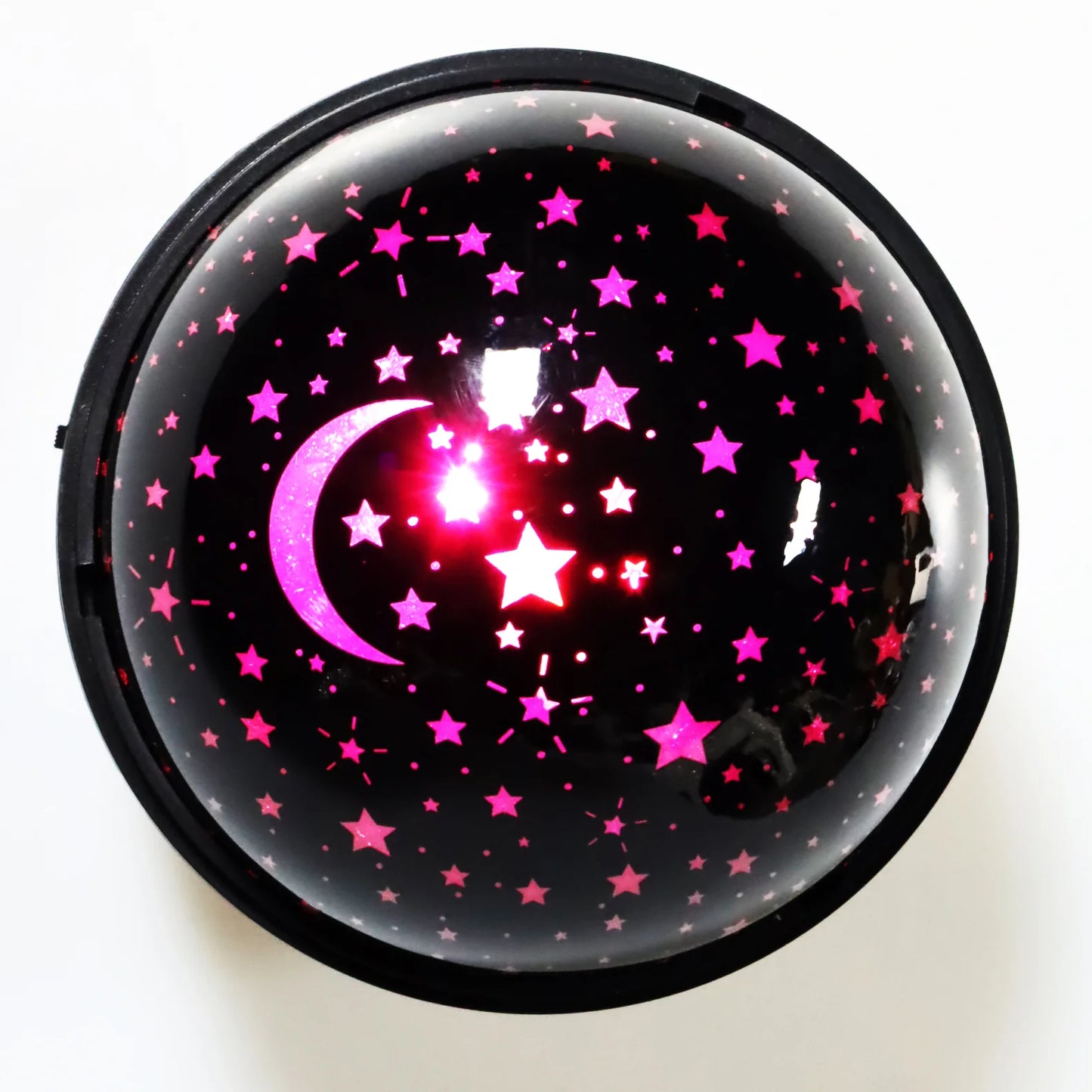 (2 Pack) Ez-Illuminations Indoor Battery Operated Multicolor LED Galaxy Table Top Projector Lamp with Timer