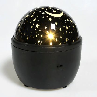 (2 Pack) Ez-Illuminations Indoor Battery Operated Multicolor LED Galaxy Table Top Projector Lamp with Timer