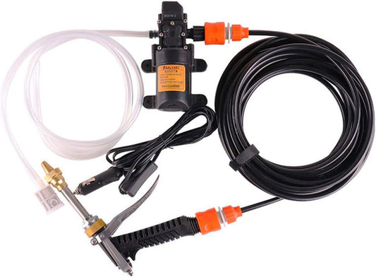 12V Car Pressure Washer, 100 PSI Portable Pressure Washer with 20Ft Washer Hose for Cars, Garden, Vehicles, Projects